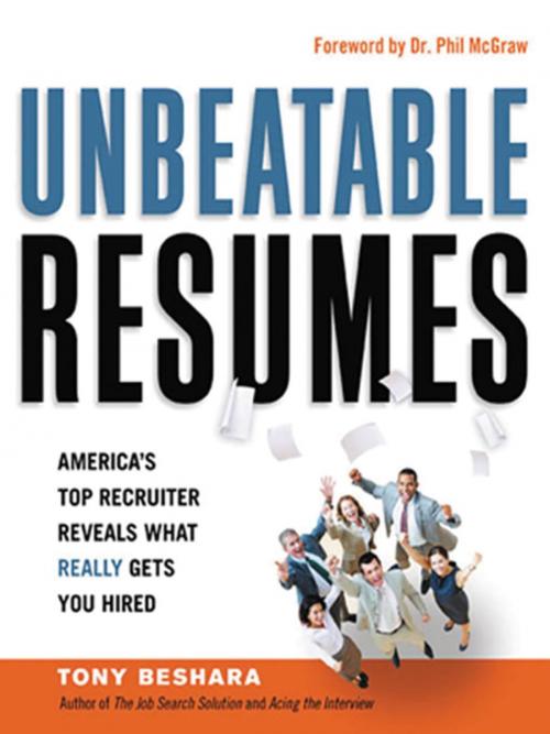 Cover of the book Unbeatable Resumes by Tony Beshara, AMACOM