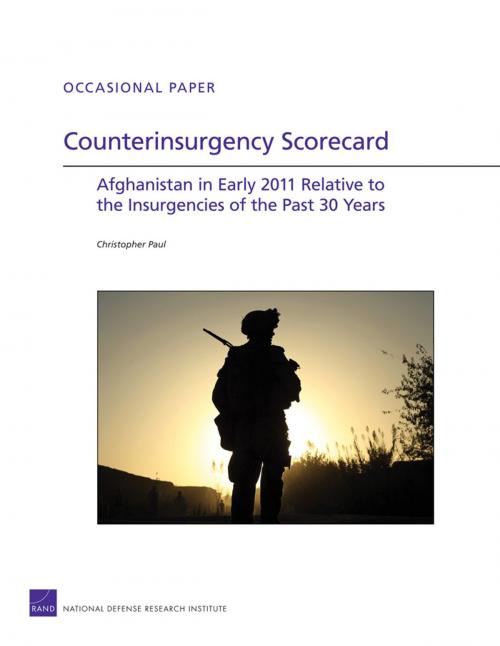 Cover of the book Counterinsurgency Scorecard by Christopher Paul, RAND Corporation