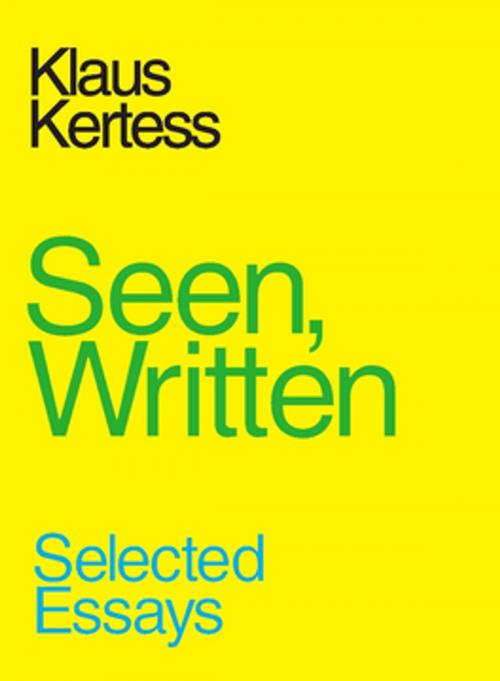 Cover of the book Seen, Written by Klaus Kertess, Gregory R. Miller & Co.