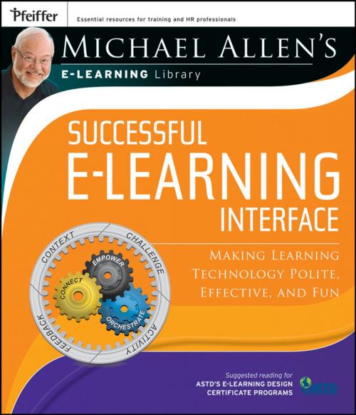 Cover of the book Michael Allen's Online Learning Library: Successful e-Learning Interface by Michael W. Allen, Wiley
