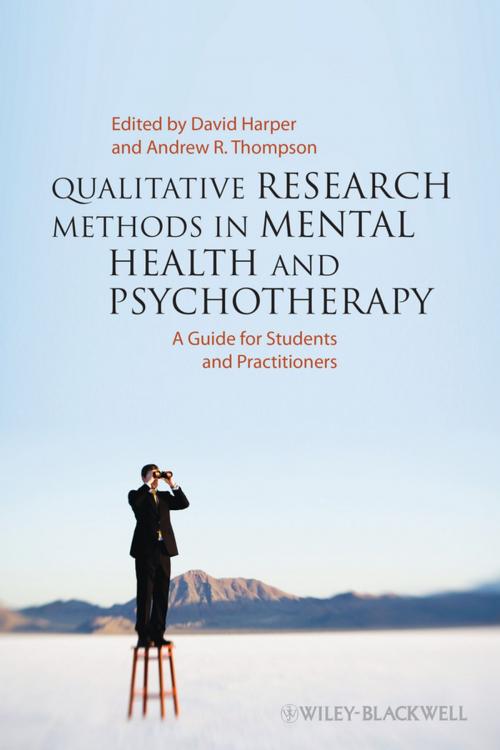 Cover of the book Qualitative Research Methods in Mental Health and Psychotherapy by , Wiley
