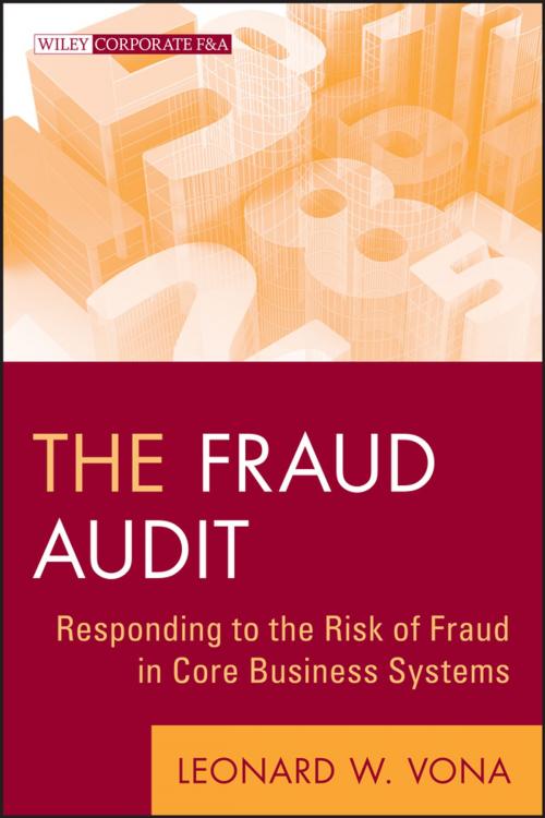 Cover of the book The Fraud Audit by Leonard W. Vona, Wiley