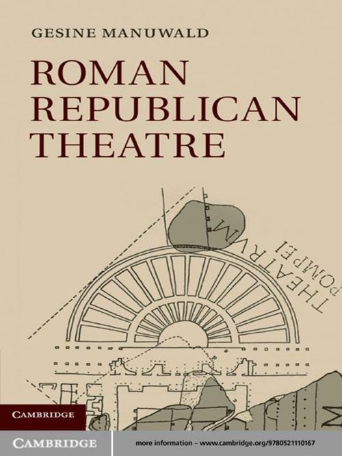 Cover of the book Roman Republican Theatre by Gesine Manuwald, Cambridge University Press