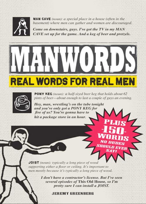 Cover of the book ManWords by Jeremy Greenberg, Adams Media