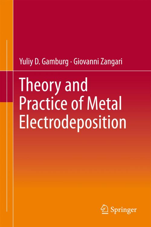 Cover of the book Theory and Practice of Metal Electrodeposition by Yuliy D. Gamburg, Giovanni Zangari, Springer New York