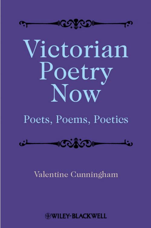 Cover of the book Victorian Poetry Now by Valentine Cunningham, Wiley