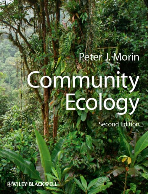 Cover of the book Community Ecology by Peter J. Morin, Wiley