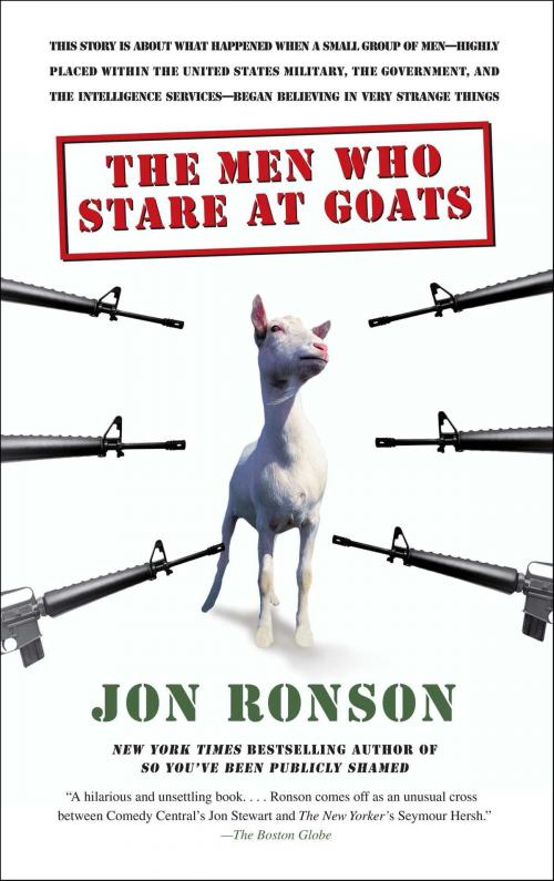 Cover of the book The Men Who Stare at Goats by Jon Ronson, Simon & Schuster