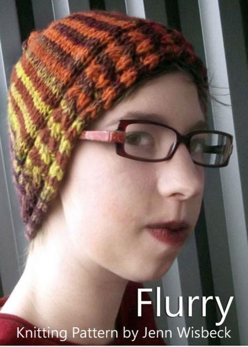 Cover of the book Flurry Short Row Hat Knitting Pattern by Jenn Wisbeck, Jenn Wisbeck
