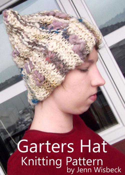 Cover of the book Garter Hat Knitting Pattern by Jenn Wisbeck, Jenn Wisbeck