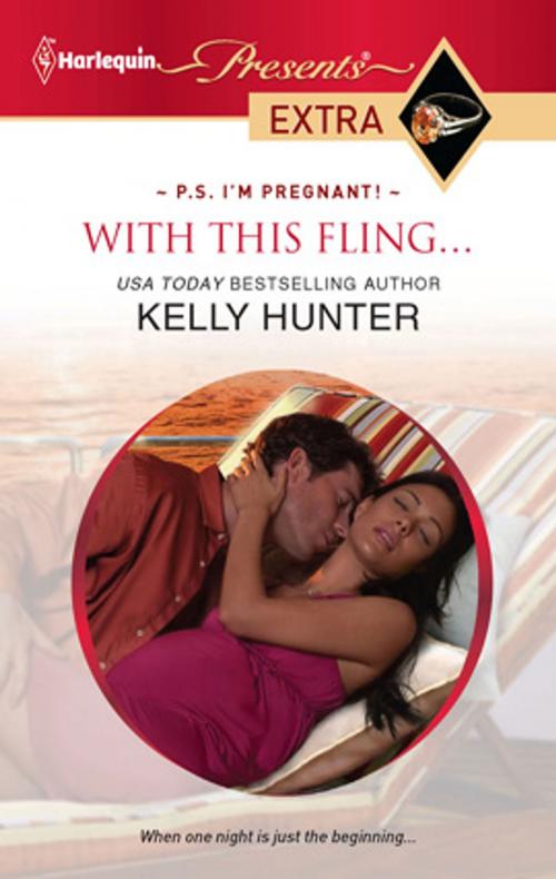 Cover of the book With This Fling... by Kelly Hunter, Harlequin
