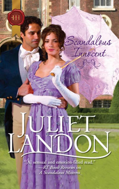 Cover of the book Scandalous Innocent by Juliet Landon, Harlequin