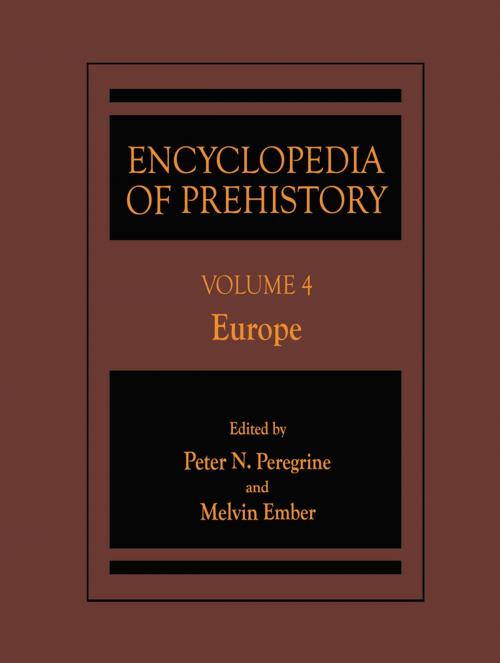 Cover of the book Encyclopedia of Prehistory by , Springer US