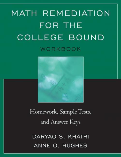 Cover of the book Math Remediation for the College Bound by Daryao Khatri, R&L Education