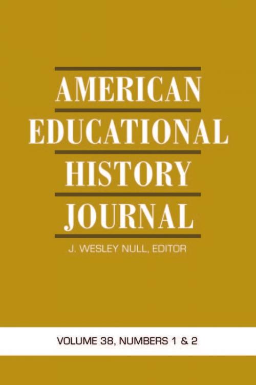 Cover of the book American Educational History Journal by , Information Age Publishing