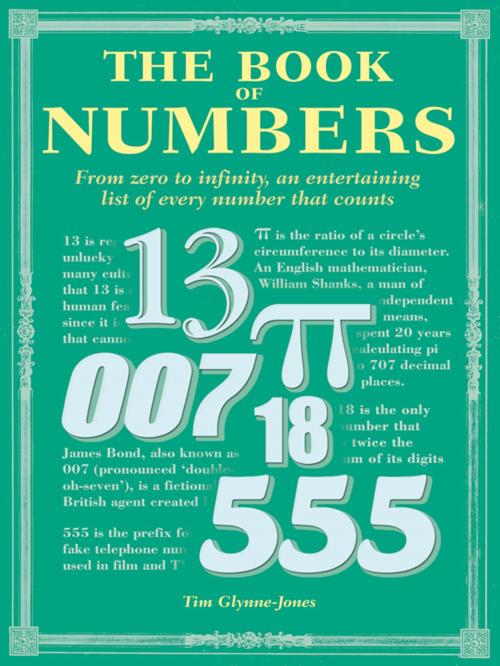Cover of the book The Book of Numbers by Tim Glynne-Jones, Arcturus Publishing
