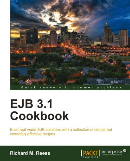 Cover of the book EJB 3.1 Cookbook by Richard M. Reese, Packt Publishing