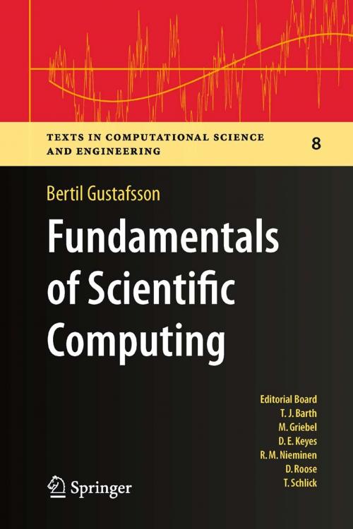 Cover of the book Fundamentals of Scientific Computing by Bertil Gustafsson, Springer Berlin Heidelberg