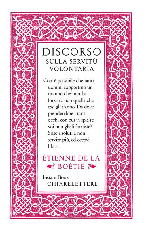 Cover of the book Discorso sulla servitù volontaria by Étienne de La Boétie, Chiarelettere
