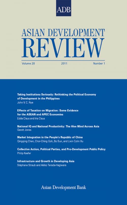 Cover of the book Asian Development Review - Volume 28, Number 1 by Asian Development Bank, Asian Development Bank