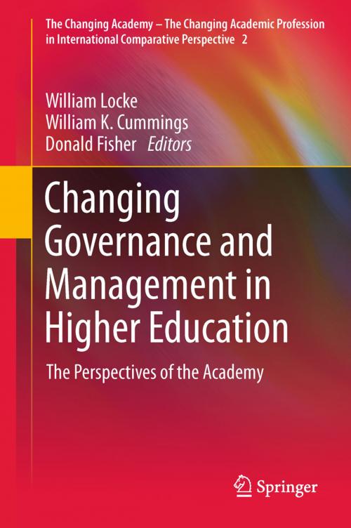 Cover of the book Changing Governance and Management in Higher Education by , Springer Netherlands