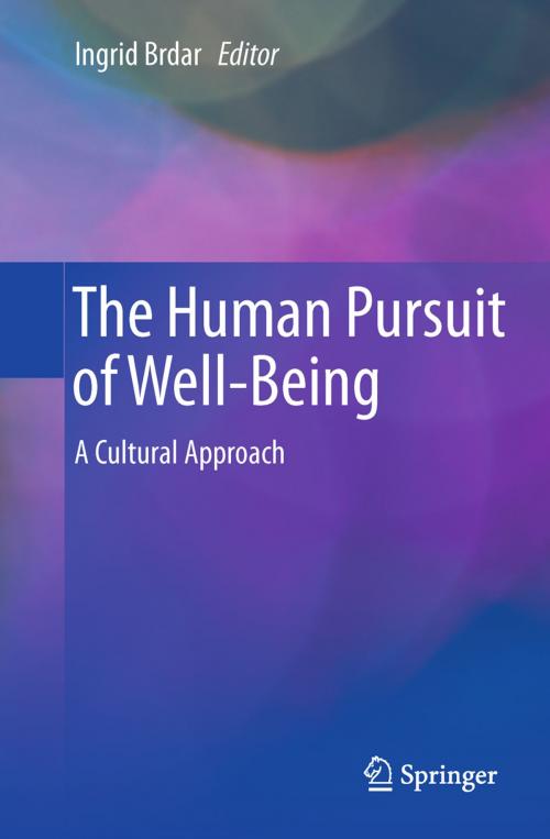 Cover of the book The Human Pursuit of Well-Being by , Springer Netherlands