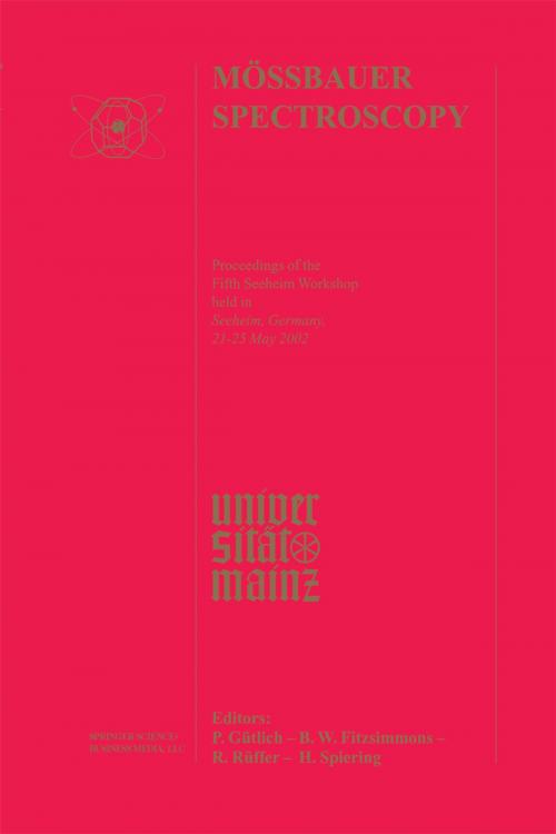 Cover of the book Mössbauer Spectroscopy by , Springer Netherlands