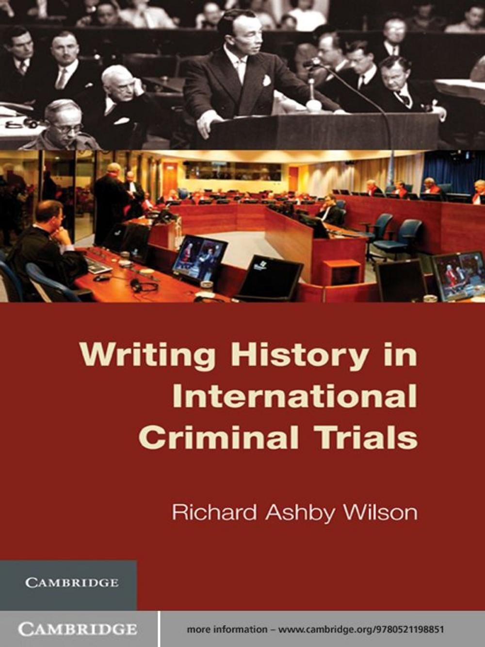 Big bigCover of Writing History in International Criminal Trials