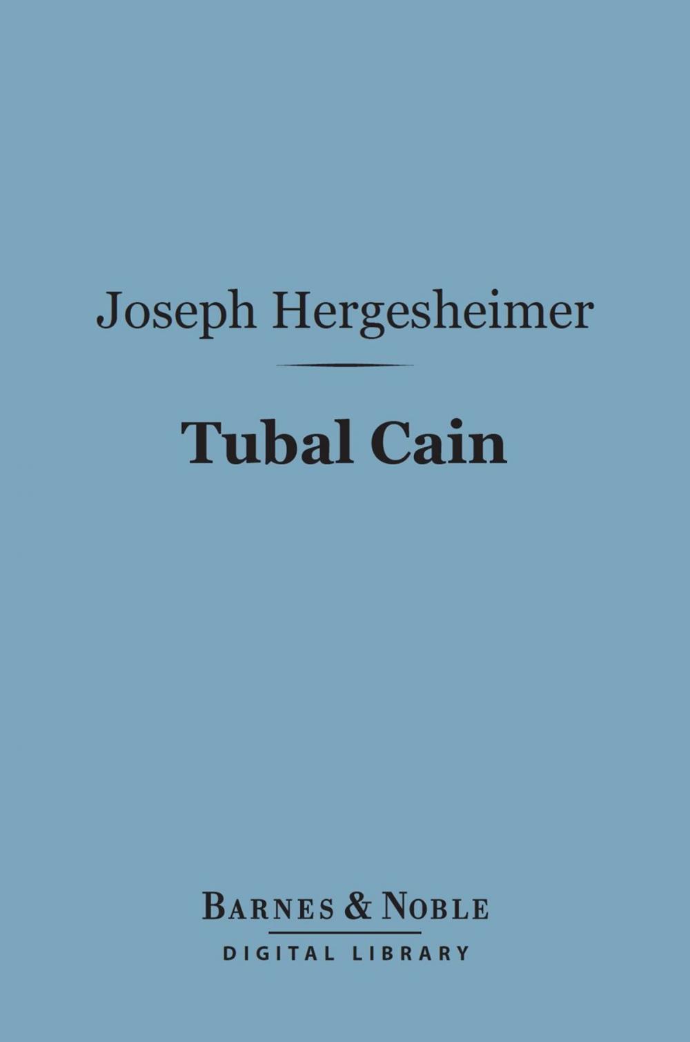 Big bigCover of Tubal Cain (Barnes & Noble Digital Library)