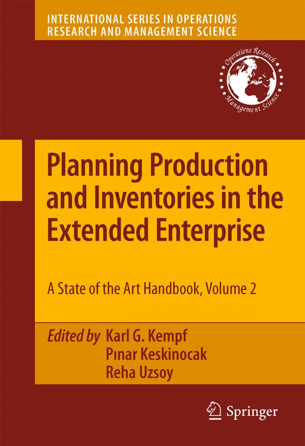 Big bigCover of Planning Production and Inventories in the Extended Enterprise