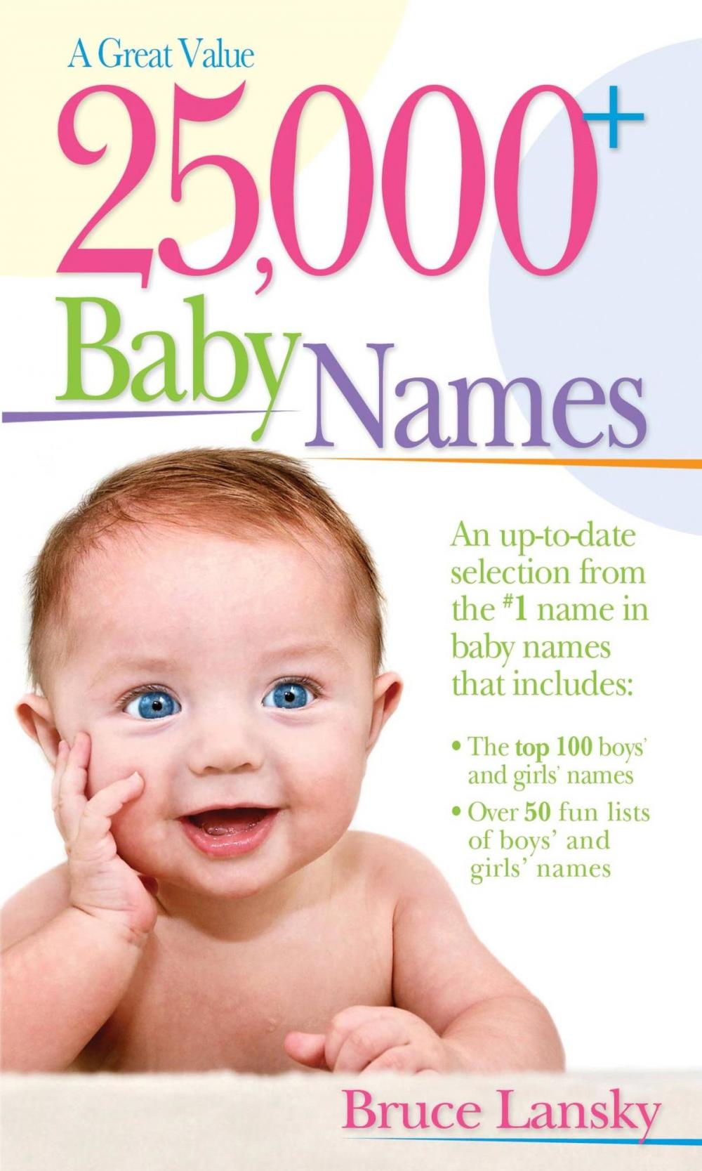 Big bigCover of 25,000+ Baby Names