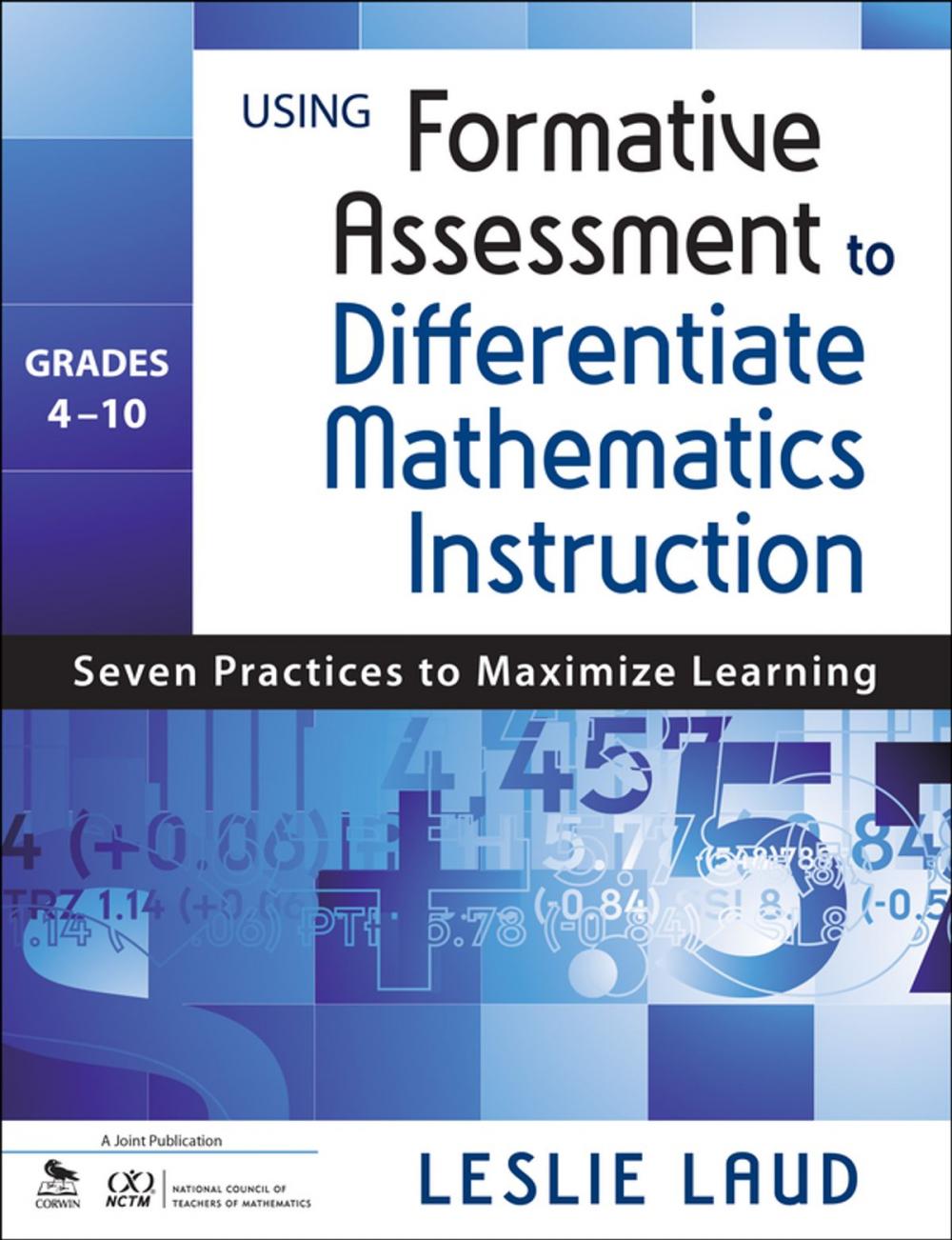 Big bigCover of Using Formative Assessment to Differentiate Mathematics Instruction, Grades 4–10