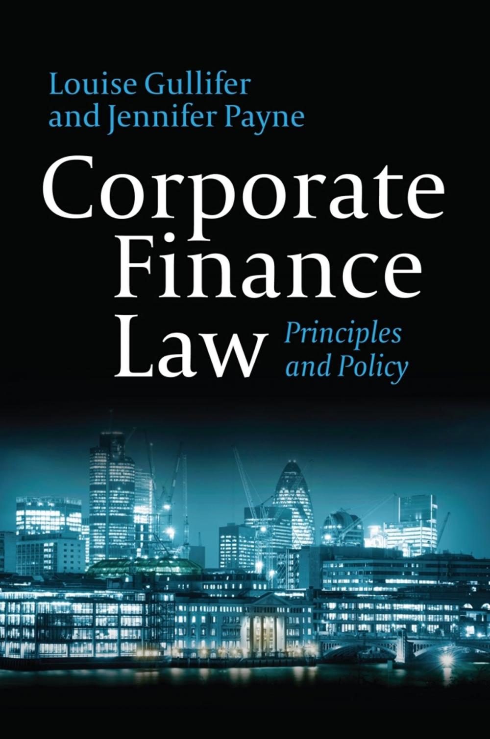 Big bigCover of Corporate Finance Law