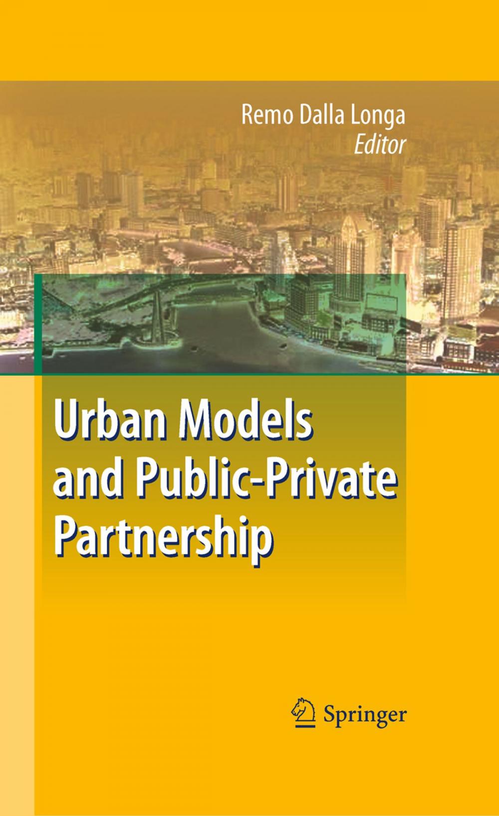 Big bigCover of Urban Models and Public-Private Partnership