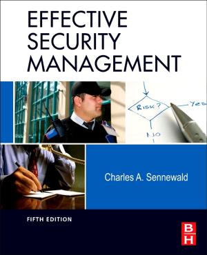 Book cover of Effective Security Management