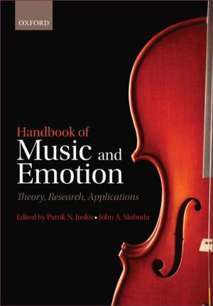 Cover of the book Handbook of Music and Emotion by Drew Provan, Trevor Baglin, Inderjeet Dokal, Johannes de Vos