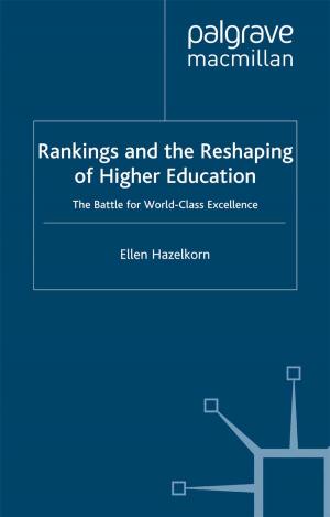 Cover of the book Rankings and the Reshaping of Higher Education by Mihalis Kritikos