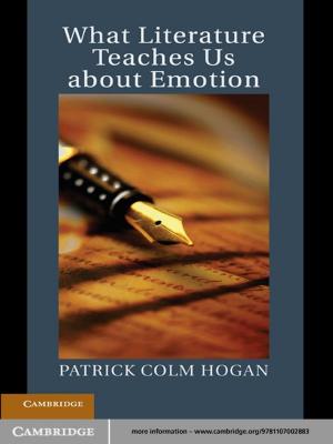 Cover of the book What Literature Teaches Us about Emotion by Joel Alden Schlosser