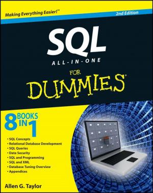 Cover of the book SQL All-in-One For Dummies by Wolfgang Jank, Galit Shmueli