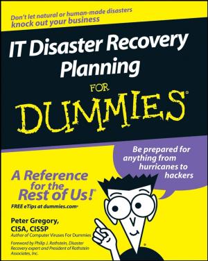 Cover of the book IT Disaster Recovery Planning For Dummies by Pierre-Emmanuel Arduin, Camille Rosenthal-Sabroux, Michel Grundstein