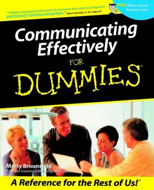 Cover of the book Communicating Effectively For Dummies by Michael C. Donaldson