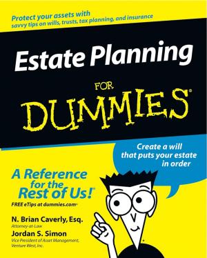 Cover of the book Estate Planning For Dummies by Binghe Wang