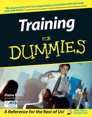 Cover of the book Training For Dummies by Paul Booton, Carol Cooper, Graham Easton, Margaret Harper