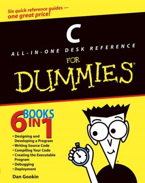 Cover of the book C All-in-One Desk Reference For Dummies by Yana Kortsarts, Yulia Kempner, Leonid Kugel, Zuny Jamatte, Michal Kortsarts, Adam Fischbach