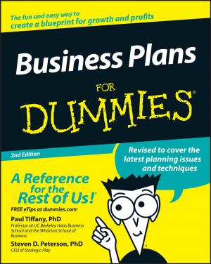 Cover of the book Business Plans For Dummies by Guojun Gan, Chaoqun Ma, Hong Xie