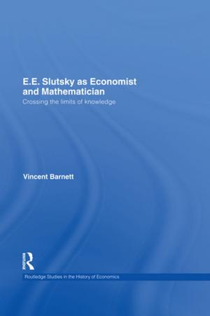 Book cover of E.E. Slutsky as Economist and Mathematician