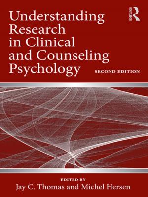 Cover of the book Understanding Research in Clinical and Counseling Psychology by Russell John White