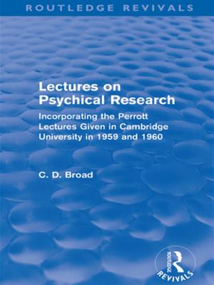 Cover of the book Lectures on Psychical Research (Routledge Revivals) by Jennie J. Martins