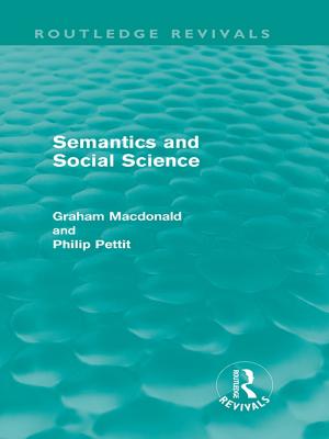 Cover of the book Semantics and Social Science by Katherine Biber
