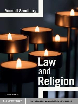 Cover of the book Law and Religion by Andy Georgiou, Chris Thompson, James Nickells